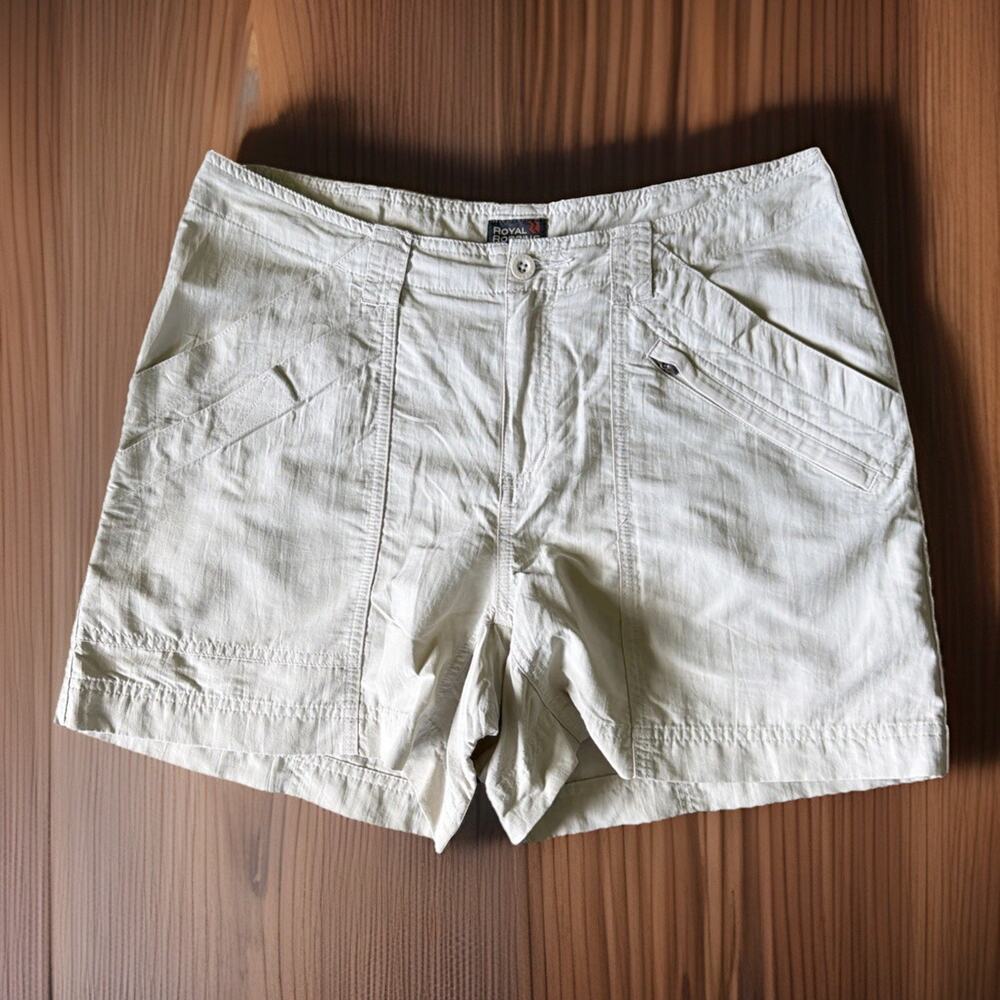 Royal Robbins Sz 8 Supplex Nylon Hiking Shorts Utility Gorpcore Travel Outdoors